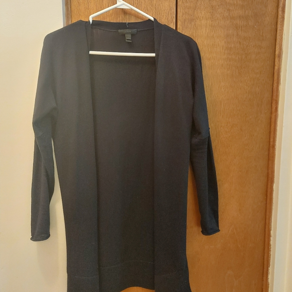 J Crew Merino wool black sweater